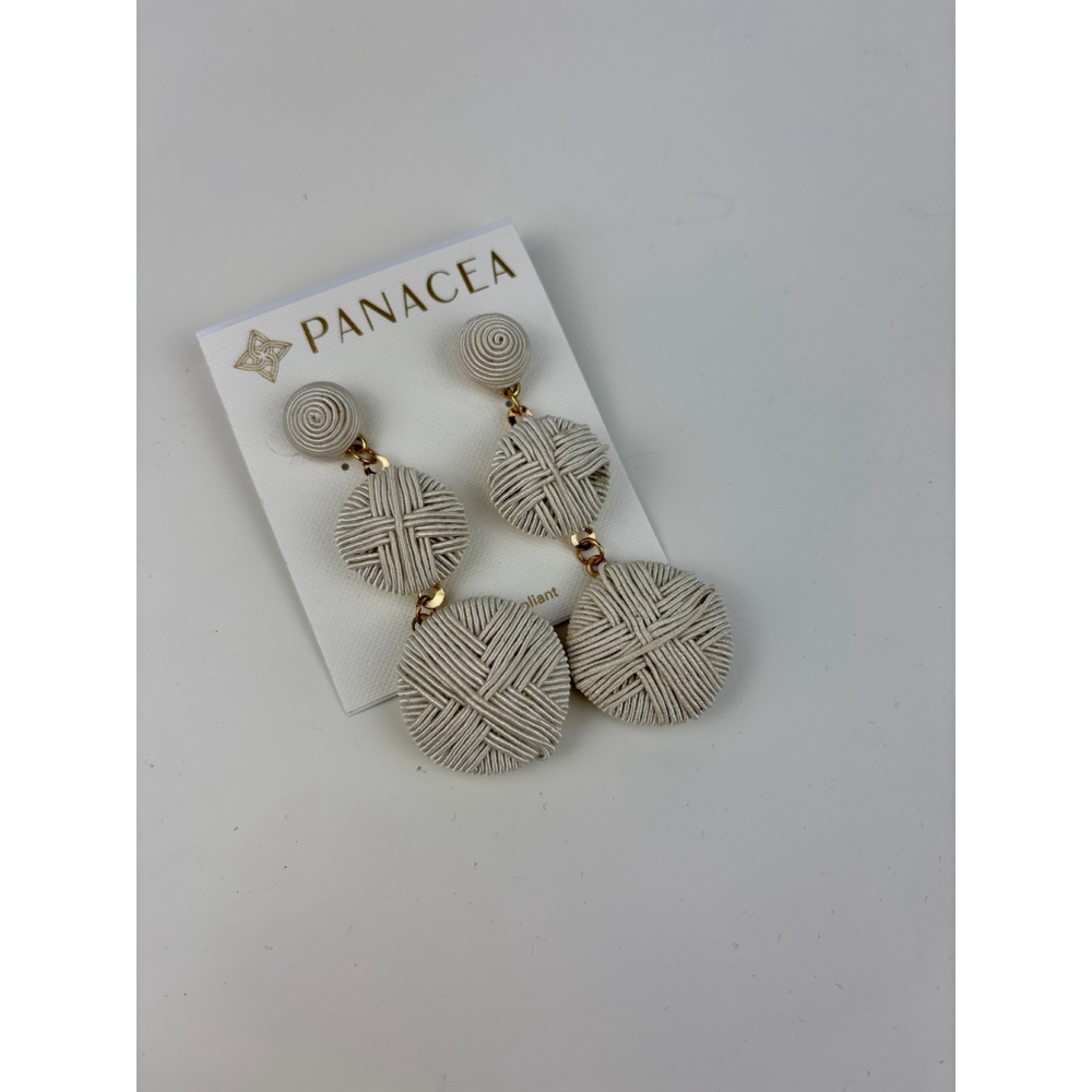 NWT Panacea Women's Earrings, Off-White​